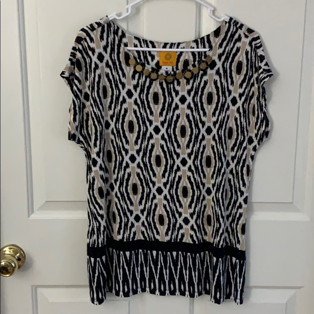 Ruby Rd. Animal-Like Print Top - image 1